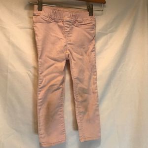 free with purchase - gap pink kid cotton elastic jegging jeans 4T